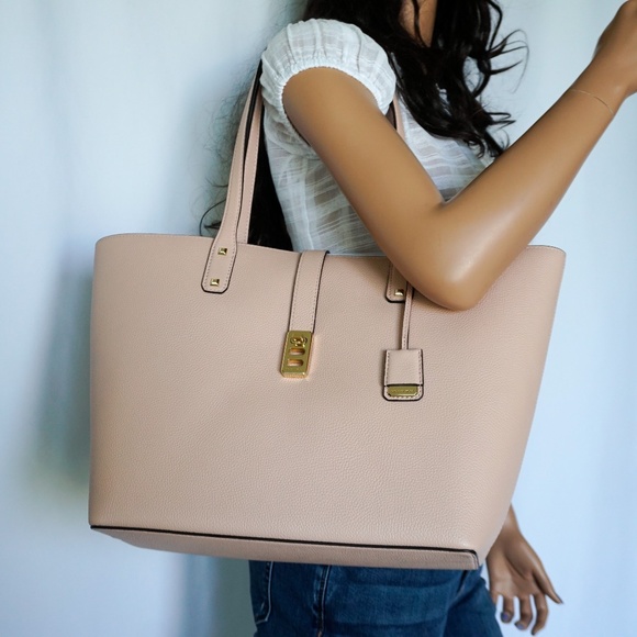Michael Kors Karson LG Leather Tote Pastel Pink - Picture 4 of 8